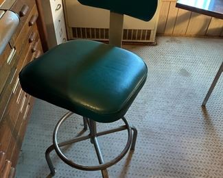 Vintage Dependable Mfg Co Drafting Table Chair