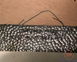 1949 HENRY VAN WOLF Bull Head Sculpture by CHAMPION PRODUCTS