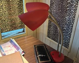 MCM Double Hooded Adjustable Desk Lamp