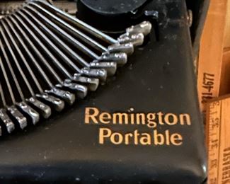 1920's Remington Portable Typewriter with Locking Case