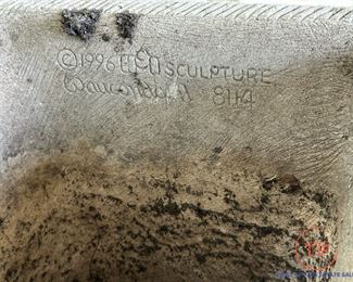 Signed Concrete Planters