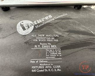 Rare MCM 1960's FLOATING TABLE & CHAIRS SET by Fixtures Manufacturing Corp.