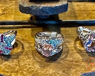 Sterling Silver Gemstone Rings