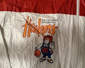 Vintage HUSKERS Big 8 (Phillips 66) Wind Breaker