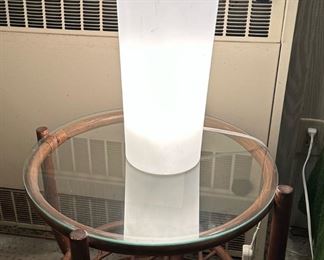 Wicker Rattan Round Side Table(s)