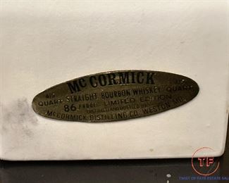 JERRY TAGGE 1970-1971 National Champs McCormick Whiskey Decanter