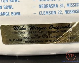 Vintage HERBIE HUSKER Mike Wayne Original Nebraska Football Decanter