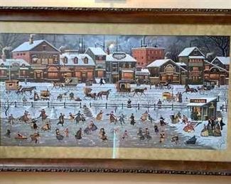 JOPI203 Charles Wysocki Bostonians  Beans Signed Print