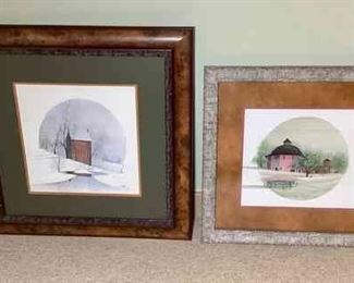 JOPI611 P. Buckley Moss Iowa Octagonal Barn And More