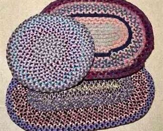 JOPI624 Vintage Hand Woven Braided Rugs