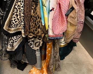 Silk scarves $2 each 