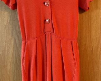 ORANGE! St. John Knit Dress.