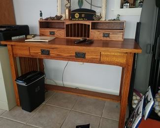 A nice mission arts and crafts inspired desk