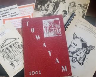 Winter Park High yearbook from 1941 along with memorabilia 