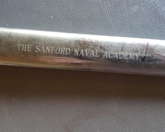 A ceremonial sword from the short lived Sanford Naval Academy
