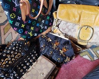 Lots of purses, some designers, some just fun