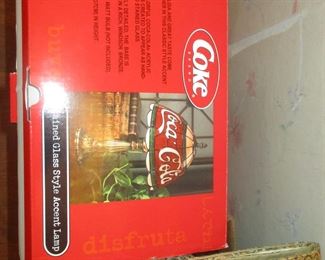 Coke lamp new in box