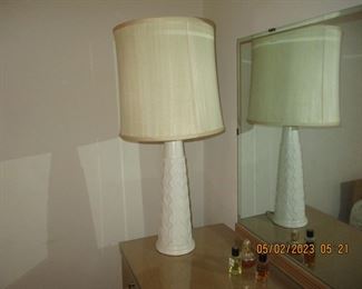 One of two MCM lamps