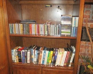 CDs, VHS and audio books