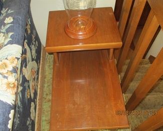 Vintage step end table