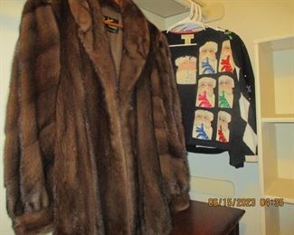 Mahogany Mink coat