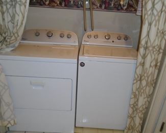 Whirlpool washer and dryer