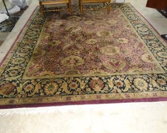 Hand tufted oriental rug