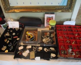 Costume jewelry (some sterling)