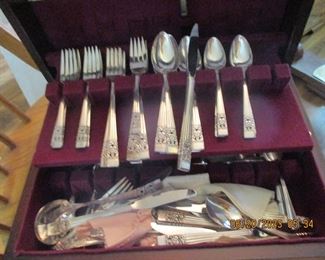 Oneida Community Coronation silverplate