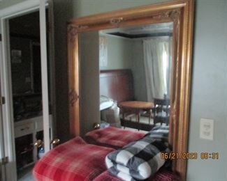 Large ornate mirror