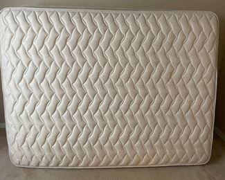 $40 - Queen mattress and box spring (stain on underside of mattress)