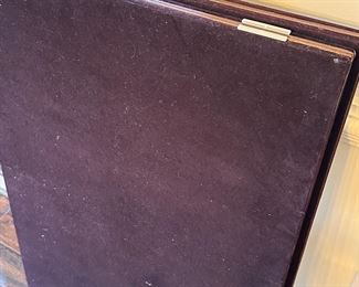 LEXINGTON BOB TIMBERLAKE Dining Room Tables and 6 chairs, REAL Solid Cherry wood with leafs and custom table covers.   All custom made in the USA.