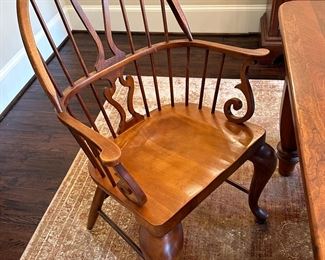 LEXINGTON BOB TIMBERLAKE Dining Room Tables and 6 chairs, REAL Solid Cherry wood with leafs and custom table covers.   All custom made in the USA.