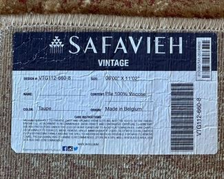 Safavieh Vintage Toupe Rug 8’ x 11’