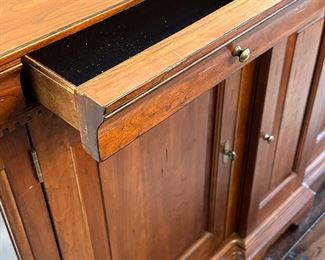 LEXINGTON BOB TIMBERLAKE Dining Chest.....REAL Solid Cherry wood with wine rack insert....  All custom made in the USA.