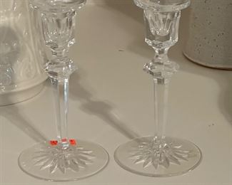 PAIR Set of TWO 2 Rogaska
Richmond Crystal Candlestick...