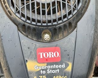 Toro Recycler 22 lawnmower 149cc Self Propelled. 