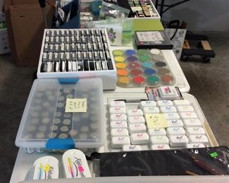 Paints and stamp pads