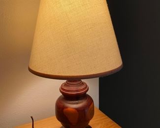 Hand made wood lamp by William Watson