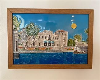 Framed Vizcaya relief