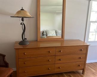 Vermont Made 6 drawer dresser with mirror