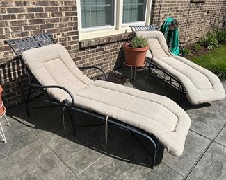 Wrought Iron Lounge chairs