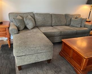 Grey Sectional sofa from Walter E Smithe