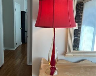 Waterford Evolution Red lamp