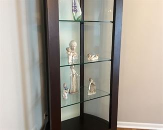 Corner shelving/curio cabinet
