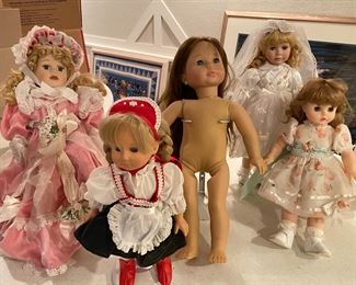 Gotz & various other dolls
