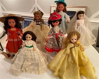 Vintage Madam Alexander dolls