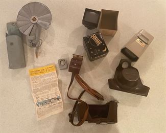 Vintage camera accessories