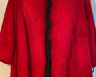 Vintage Carol Little fur coat, size 12 (excellent condition)