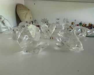 Sworovski crystal animals